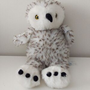 Build A Bear BAB Hedwig Snowy Owl 15" Plush Stuffed Rotating Head Harry Potter